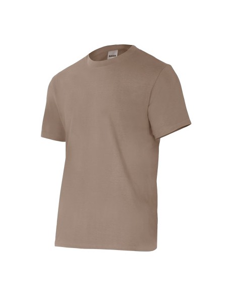 CAMISETA MANGA CORTA. BEIGE TALLA S-3XL